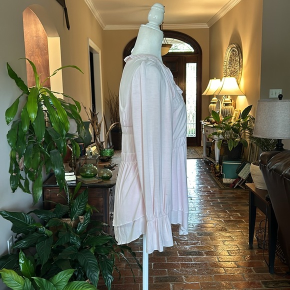 Boston Proper Poet ruffle top szXS - Picture 6 of 12